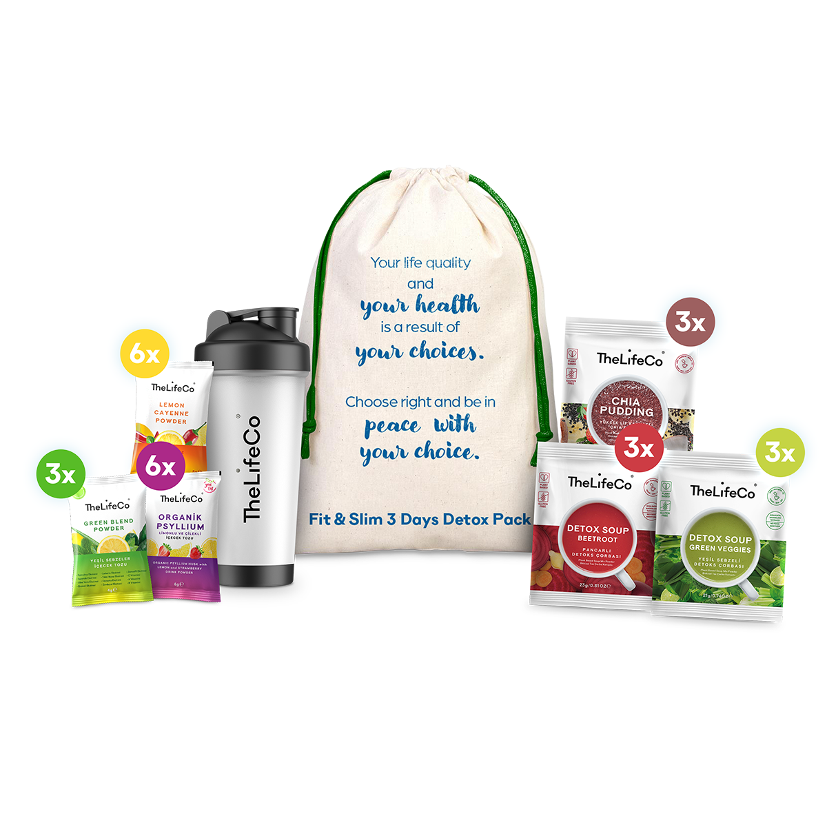 Fit&Slim -  3 Günlük Detoks Paketi